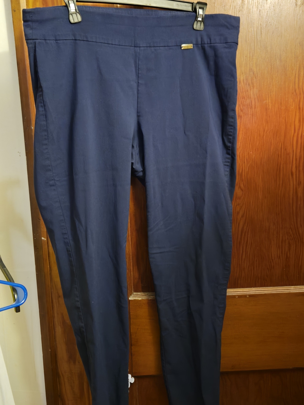 INC International Concepts Navy Straight Leg Ponte Pants